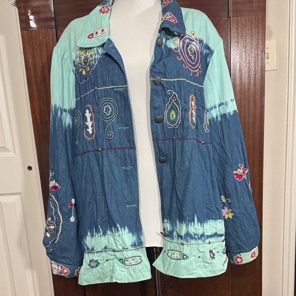Vintage Plus Size Super Creative Embroidered Jack… - image 1